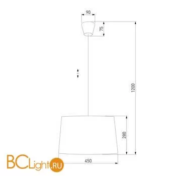 Подвесной светильник TK Lighting Maja 1883 Maja White a059599 - Фото 0