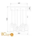 Подвесной светильник TK Lighting 3328 Marco Green - Фото 1