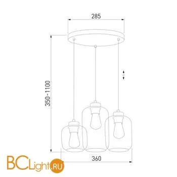 Подвесной светильник TK Lighting Marco 3175 Marco Brown a059441 - Фото 0