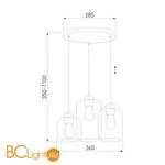 Подвесной светильник TK Lighting Marco 3175 Marco Brown a059441 - Фото 0