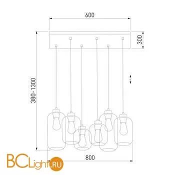 Подвесной светильник TK Lighting Marco 3176 Marco Brown a059442 - Фото 0