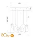 Подвесной светильник TK Lighting Marco 3176 Marco Brown a059442 - Фото 0