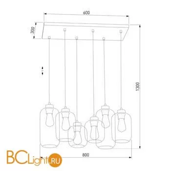 Подвесной светильник TK Lighting Marco 1027 Marco Graphite a059446 - Фото 0