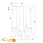 Подвесной светильник TK Lighting Marco 1027 Marco Graphite a059446 - Фото 0