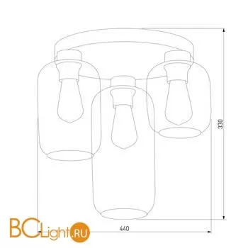 Потолочный светильник TK Lighting Marco 3318 Marco Green a059801 - Фото 0