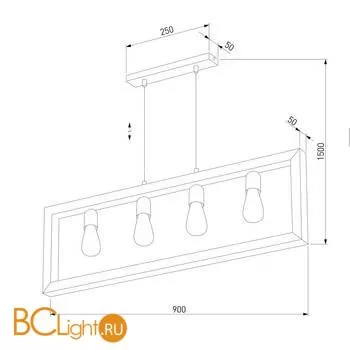 Подвесной светильник TK Lighting 4276 Metro a059534 - Фото 0