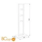 Напольный светильник TK Lighting 5022 Metro a059535 - Фото 0