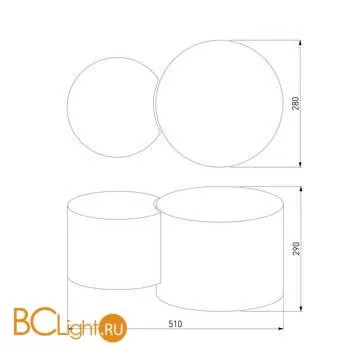 Потолочный светильник TK Lighting Mona Nature 6590 Mona Nature a058064 - Фото 3