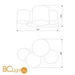 Потолочный светильник TK Lighting Mona 3442 Mona White a059556 - Фото 0