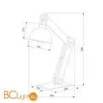 Настольная лампа TK Lighting 5021 Oslo a059526 - Фото 0