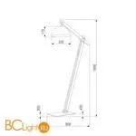 Торшер TK Lighting 5023 Oslo a056875 - Фото 0