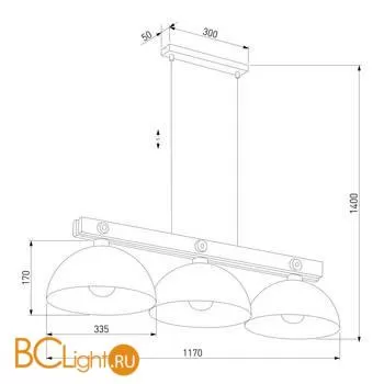 Подвесной светильник TK Lighting 1759 Oslo a059527 - Фото 0