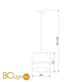 Подвесной светильник TK Lighting Paglia 6544 Paglia Black a059928 - Фото 0