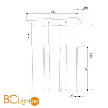 Подвесной светильник TK Lighting Piano 6420 Piano Gold a059967 - Фото 0