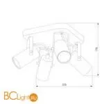 Спот TK Lighting Redo 6501 Redo Black a059695 - Фото 0