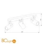 Спот TK Lighting Redo 2799 Redo Black Gold a059691 - Фото 0