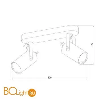 Спот TK Lighting Redo 2798 Redo Black Gold a059688 - Фото 0