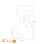 Спот TK Lighting Redo 2793 Redo Black Gold a059685 - Фото 0