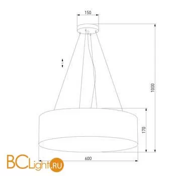 Подвесной светильник TK Lighting 4241 Rondo Graphite a059578 - Фото 0