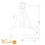 Подвесной светильник TK Lighting Rondo Beige a059581 - Фото 0