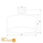 Потолочный светильник TK Lighting Rondo 4031 Rondo Beige a059591 - Фото 0