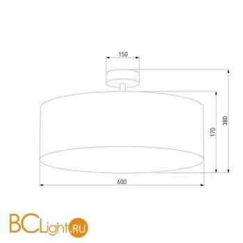 Потолочный светильник TK Lighting Rondo 3998 Rondo Beige a059596 - Фото 0