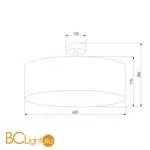 Потолочный светильник TK Lighting Rondo 3998 Rondo Beige a059596 - Фото 0