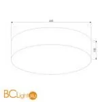 Потолочный светильник TK Lighting Rondo 1086 Rondo White a059561 - Фото 0