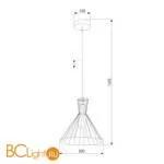 Подвесной светильник TK Lighting 3350 Sahara a059503 - Фото 0