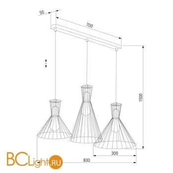 Подвесной светильник TK Lighting 3352 Sahara a059501 - Фото 0