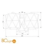 Потолочный светильник TK Lighting 1042 Siro Black Gold a059407 - Фото 0