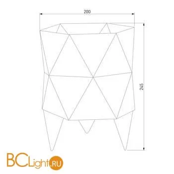 Настольный светильник TK Lighting 5168 Siro White a059415 - Фото 0