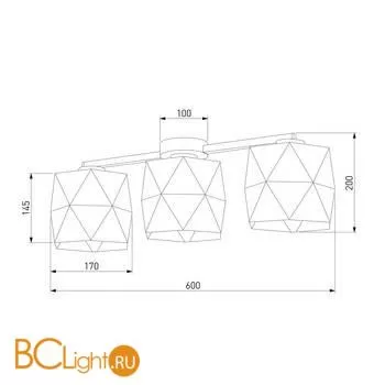 Потолочный светильник TK Lighting 3247 Siro White a059416 - Фото 0