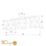 Потолочный светильник TK Lighting 3247 Siro White a059416 - Фото 0