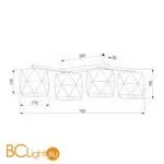 Потолочный светильник TK Lighting 3249 Siro White a059417 - Фото 0