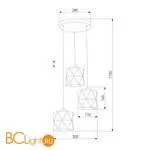 Подвесной светильник TK Lighting 3250 Siro White a059418 - Фото 0