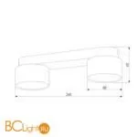 Потолочный светильник TK Lighting Space 3391 a059710 - Фото 0