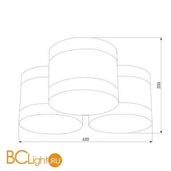 Потолочный светильник TK Lighting 851 Tago black a052357 - Фото 3