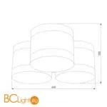 Потолочный светильник TK Lighting Tago White 853 - Фото 3