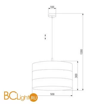Подвесной светильник TK Lighting 3211 Tago Black a059376 - Фото 0