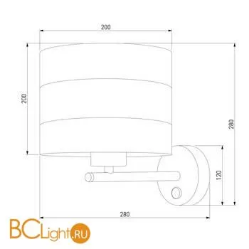 Бра TK Lighting 3221 Tago White a059384 - Фото 0