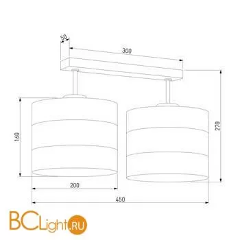 Подвесной светильник TK Lighting Tago 3223 Tago White a059385 - Фото 0