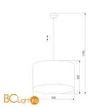 Подвесной светильник TK Lighting Tercino 6173 Tercino Blue a059887 - Фото 0