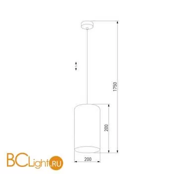 Подвесной светильник TK Lighting Tercino 6174 Tercino Blue a059885 - Фото 0