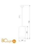 Подвесной светильник TK Lighting Tercino 6174 Tercino Blue a059885 - Фото 0