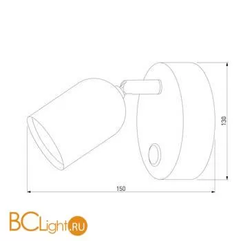 Бра TK Lighting Top 3278 Top Graphite a059655 - Фото 0