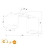 Потолочный светильник TK Lighting 4162 Tora White a059545 - Фото 0