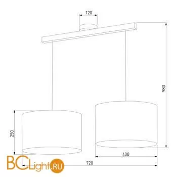 Подвесной светильник TK Lighting Troy 4220 Troy Gray a059544 - Фото 0