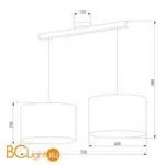 Подвесной светильник TK Lighting Troy 3373 Troy White a059540 - Фото 0