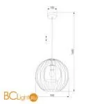 Подвесной светильник TK Lighting 2552 Universo a059498 - Фото 0